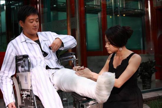 黄晓明等四型男爱情左灯右行片场飙戏(图2)